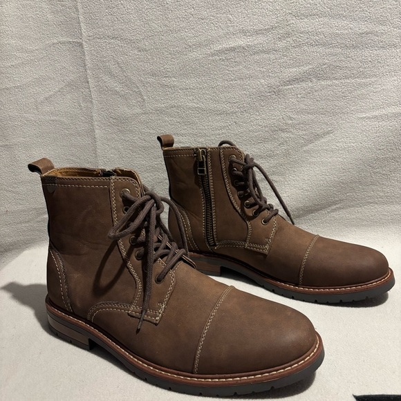 Dockers Mens Rawls Rugged Business Casual Lugged Sole‎ Cap Toe Boot 10.5 - Picture 4 of 8